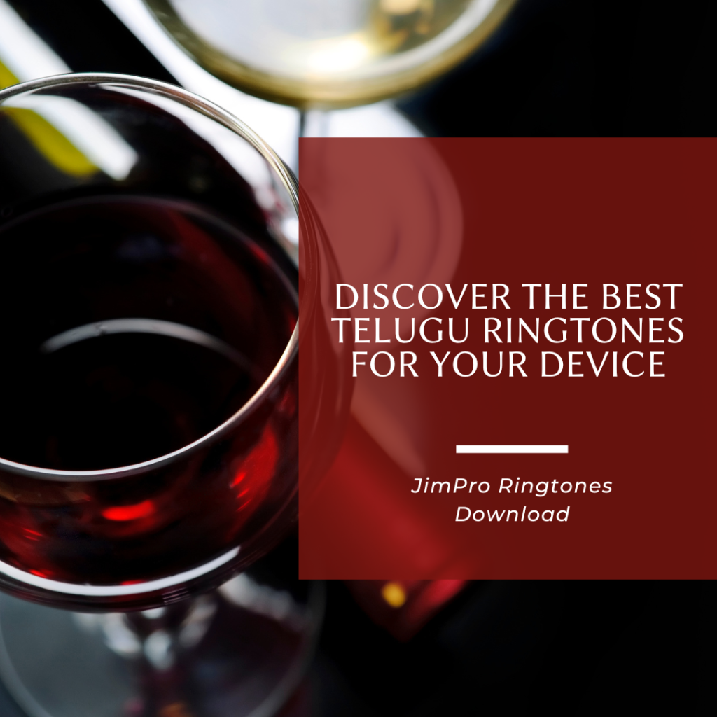 JimPro Ringtones Download - Discover the Best Telugu Ringtones for Your Device